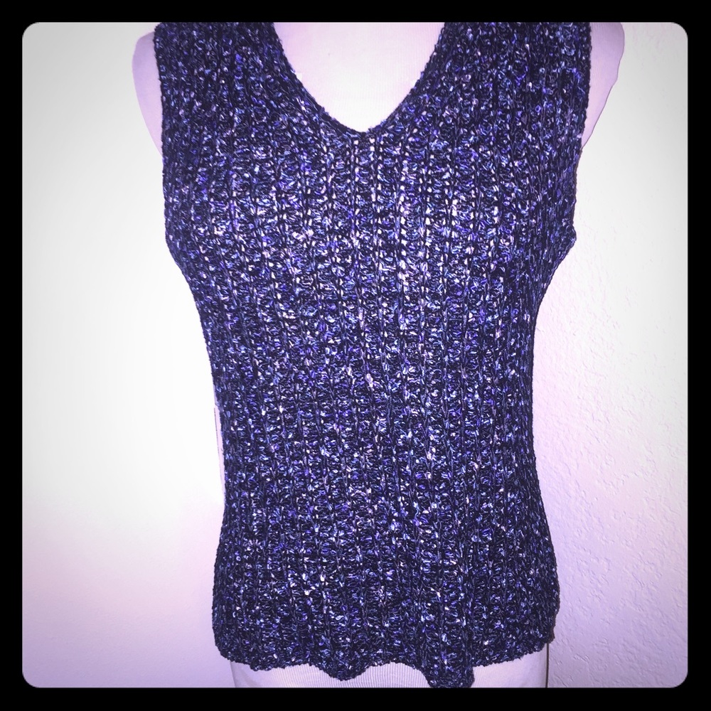 Sigrid Olsen knit sleeveless top